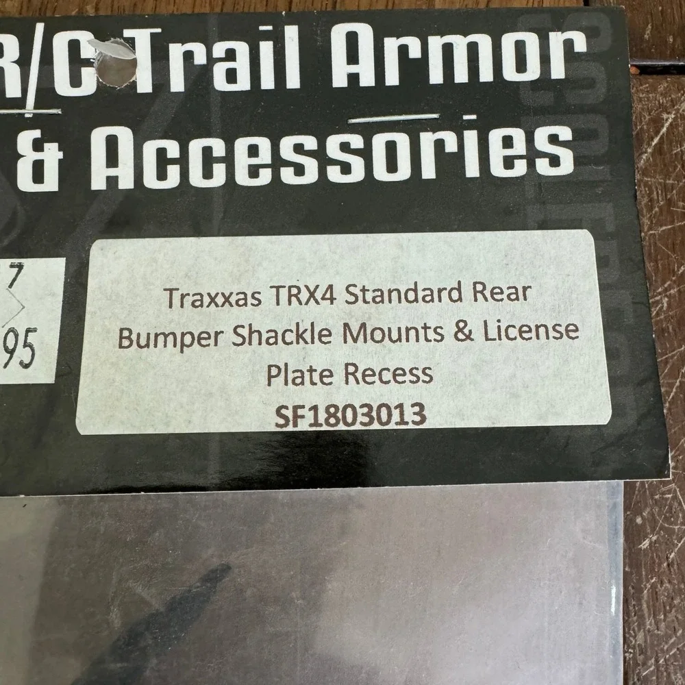 ScalerFab SF1803013 Traxxas TRX4 Standard Rear Bumper Mounts Plate Recess‎